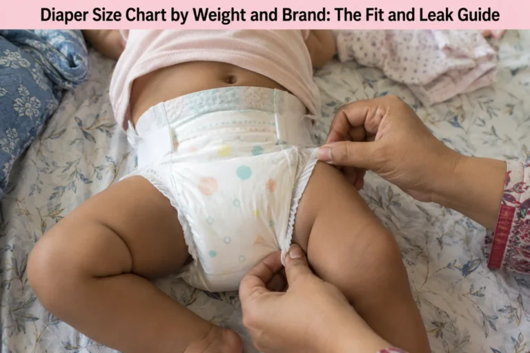 Diaper Size Chart by Weight and Brand, The Fit and Leak Guide