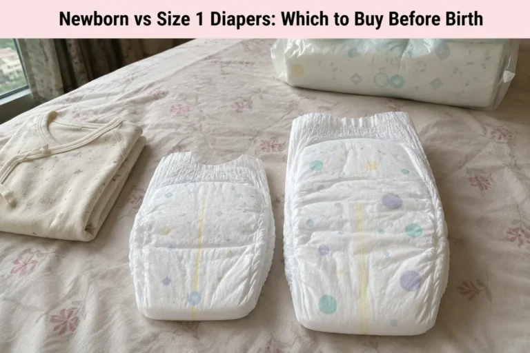 Newborn vs Size 1 Diapers, Which to Buy Before Birth