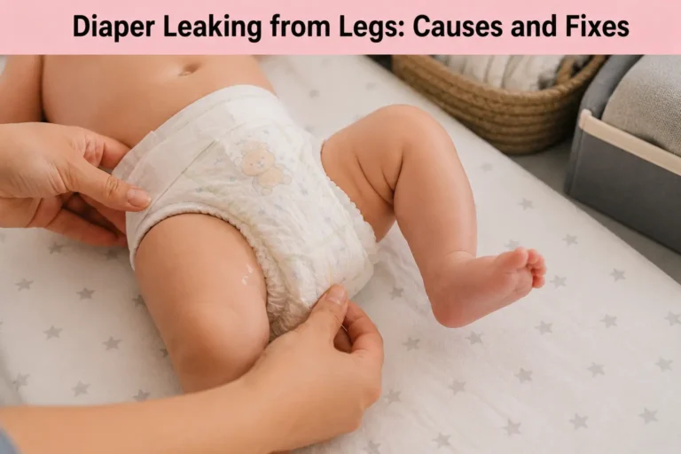 Why Diapers Leak at the Legs (and Why Sizing Up Fails)