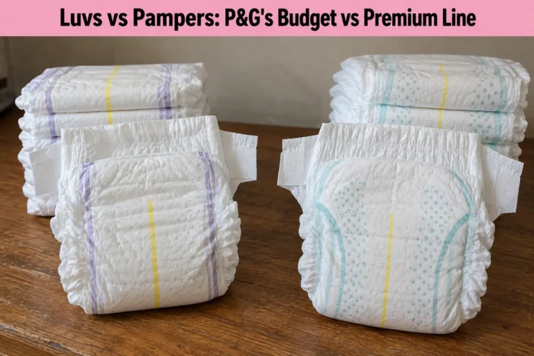 Luvs vs Pampers, P&G's Budget vs Premium Line