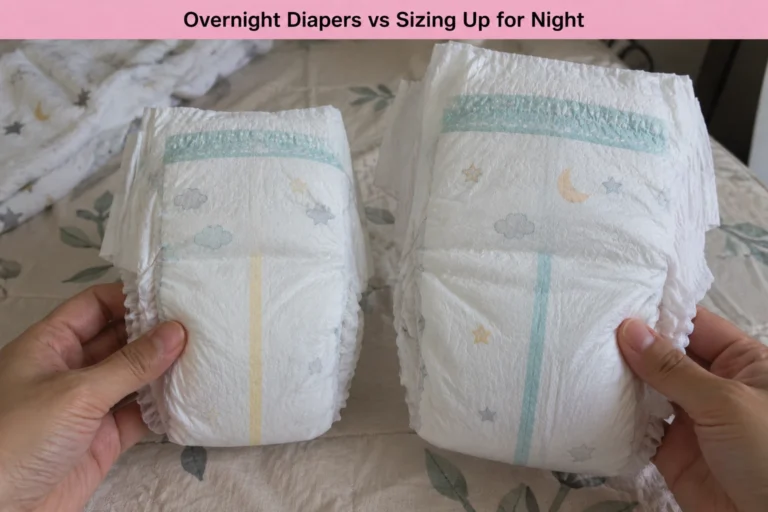 Overnight Diapers vs Sizing Up for Night