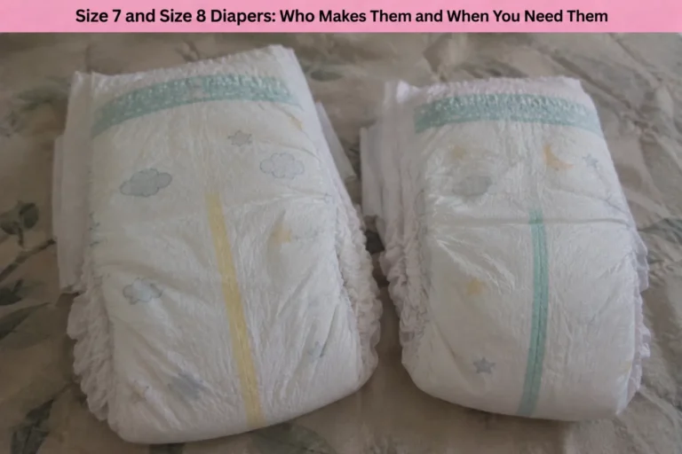 Size 7 and Size 8 Diapers, Who Makes Them and When You Need Them